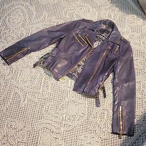 Black Rivet Leather Jacket